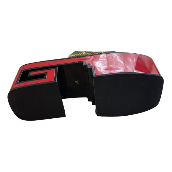 Gorgeous Gucci Black & Red Platform Heels - Picture 7 of 8